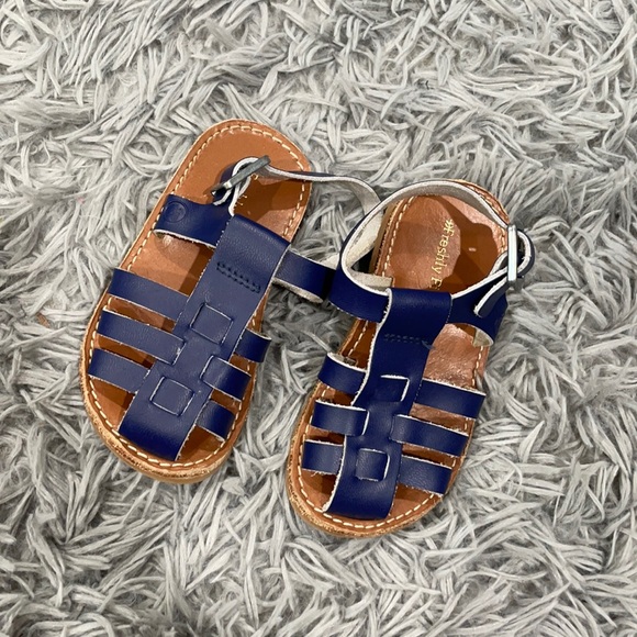 Freshly Picked Other - • Freshly Picked • Toddler Leather Sandals Navy 5